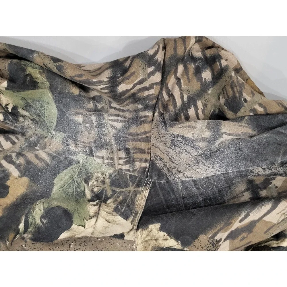Vintage Mossy Oak Pants Men's 3XL Breakup Camo Hunting Adjustable Waist USA